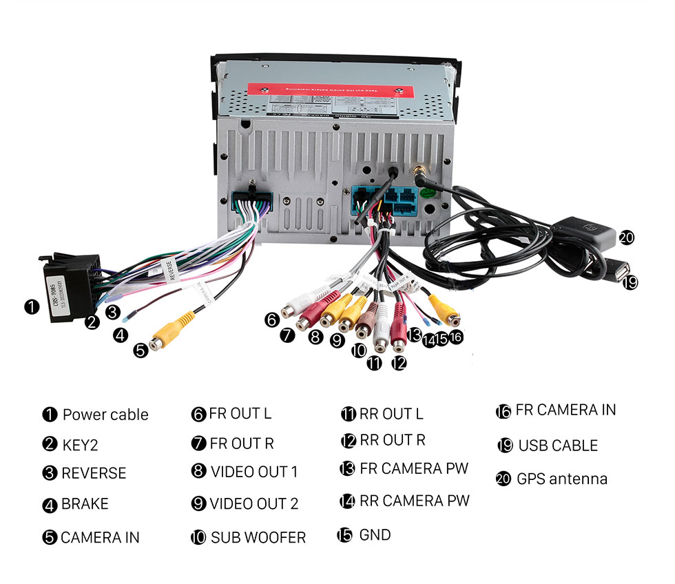 Seicane 2010-2012 KIA CEED Android 10.0 GPS-навигатор Автомобильная стереосистема с сенсорным экраном Радио DVD-плеер Bluetooth Музыка 3G Wi-Fi OBD2 Резервная камера