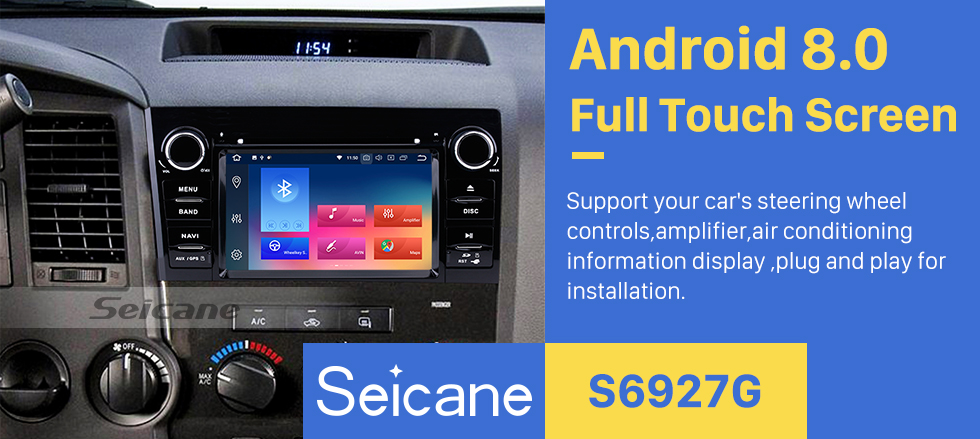 Seicane Сенсорный экран HD 7 дюймов Android 9.0 для 2008-2015 Toyota Sequoia / 2006-2013 Tundra Radio GPS навигационная система с поддержкой Bluetooth Резервная камера Carplay Seicane Сенсорный экран HD 7 дюймов Android 9.0 для 2008-2015 Toyota Sequoia / 2006-2013 Tundra Radio GPS навигационная система с поддержкой Bluetooth Резервная камера Carplay