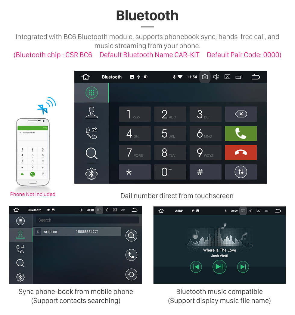 Seicane 7 pouces Android 9.0 Radio de navigation GPS pour 2007-2012 Land Rover / Freelander 2 avec support tactile Bluetooth WIFI Miroir Lien OBD2 SWC Carplay Seicane 7 pouces Android 9.0 Radio de navigation GPS pour 2007-2012 Land Rover / Freelander 2 avec support tactile Bluetooth WIFI Miroir Lien OBD2 SWC Carplay