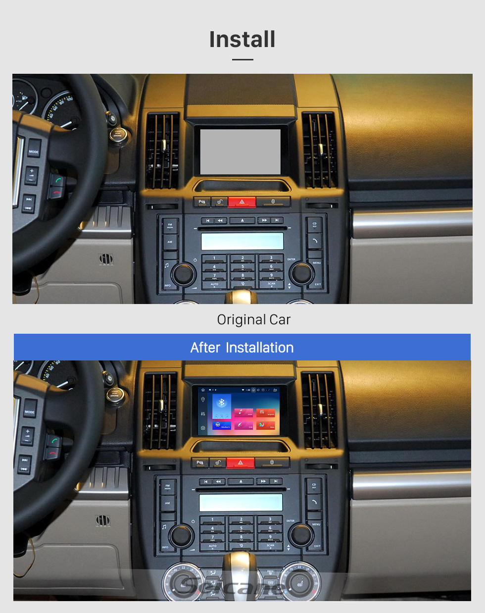 Seicane 7 pouces Android 9.0 Radio de navigation GPS pour 2007-2012 Land Rover / Freelander 2 avec support tactile Bluetooth WIFI Miroir Lien OBD2 SWC Carplay Seicane 7 pouces Android 9.0 Radio de navigation GPS pour 2007-2012 Land Rover / Freelander 2 avec support tactile Bluetooth WIFI Miroir Lien OBD2 SWC Carplay