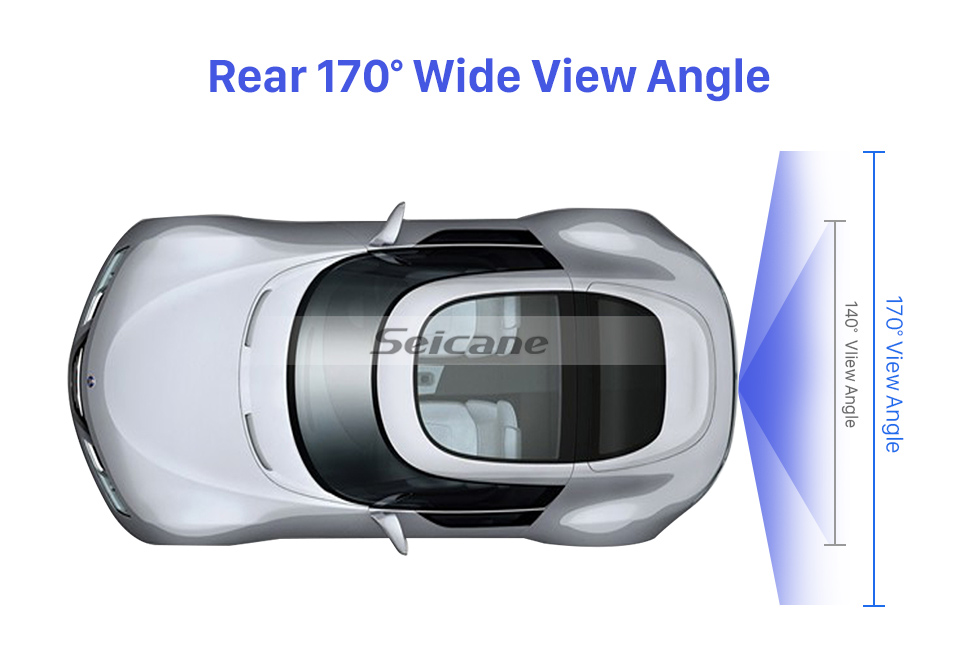 Seicane  HD Rückfahr LED Kamera Für 2003 2004 2005 2006 2007 Honda Accord 7 Unterstützen Wasserdicht,stoßfest und klaren Nachtsicht mit keine Notwendigkeit, Loch bohren+Automatischer Weißabgleich