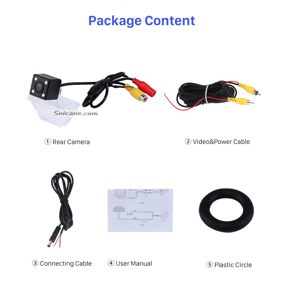 Seicane 170 Degree Wide Angle Vision Waterproof Reverse Sensor Car Parking RearView Backup Camera for 2013-2015 Ford Ecosport Seicane 170 Degree Wide Angle Vision Waterproof Reverse Sensor Car Parking RearView Backup Camera for 2013-2015 Ford Ecosport
