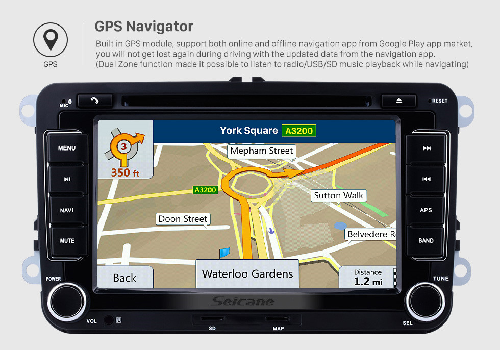 Seicane Aftermarket Radio DVD Player For 2011 2012 2013 VW Volkswagen Lavida New Beetle 2 GPS Navigation System Bluetooth MP3 Support Rearview Camera AUX 1080P Video Seicane Aftermarket Radio DVD Player For 2011 2012 2013 VW Volkswagen Lavida New Beetle 2 GPS Navigation System Bluetooth MP3 Support Rearview Camera AUX 1080P Video