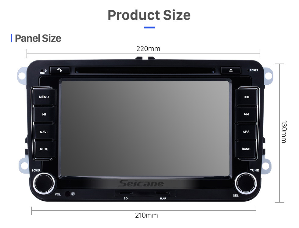 Seicane Double Din DVD Player GPS Navigation for 2003-2011 VW Volkswagen Golf Plus Passat B6 Radio Bluetooth Phone Car Stereo Support AUX DVR Steering Wheel Control Seicane Double Din DVD Player GPS Navigation for 2003-2011 VW Volkswagen Golf Plus Passat B6 Radio Bluetooth Phone Car Stereo Support AUX DVR Steering Wheel Control