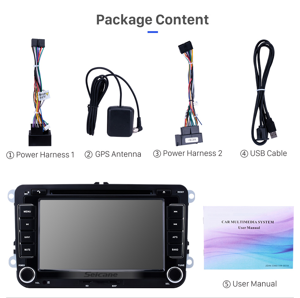 Seicane Double Din DVD Player GPS Navigation for 2003-2011 VW Volkswagen Golf Plus Passat B6 Radio Bluetooth Phone Car Stereo Support AUX DVR Steering Wheel Control Seicane Double Din DVD Player GPS Navigation for 2003-2011 VW Volkswagen Golf Plus Passat B6 Radio Bluetooth Phone Car Stereo Support AUX DVR Steering Wheel Control