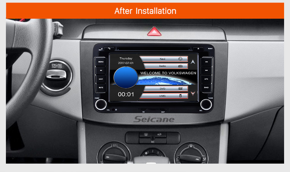 Seicane In Dash DVD Player GPS Navigation For 2009-2016 Skoda Yeti Superb Rapid Radio Bluetooth Phone Support SD AUX DVR Rearview Camera Seicane In Dash DVD Player GPS Navigation For 2009-2016 Skoda Yeti Superb Rapid Radio Bluetooth Phone Support SD AUX DVR Rearview Camera