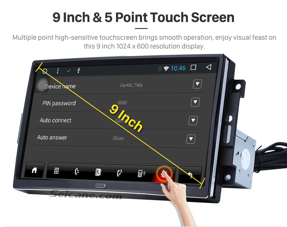 Seicane 9 inch Android 8.1 Autoradio GPS Navigation Bluetooth for 2004-2008 Chrysler 300C Jeep Dodge with DVD AUX Steering Wheel Control USB Seicane 9 inch Android 8.1 Autoradio GPS Navigation Bluetooth for 2004-2008 Chrysler 300C Jeep Dodge with DVD AUX Steering Wheel Control USB