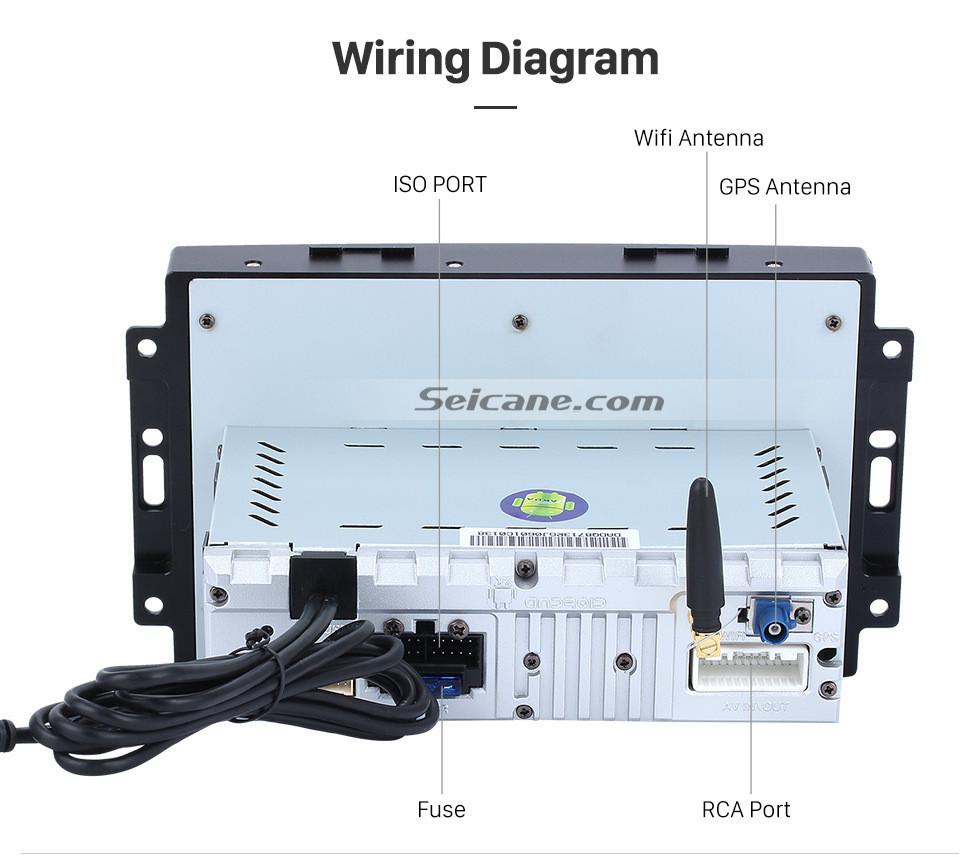 Seicane 9 inch Android 8.1 Autoradio GPS Navigation Bluetooth for 2004-2008 Chrysler 300C Jeep Dodge with DVD AUX Steering Wheel Control USB Seicane 9 inch Android 8.1 Autoradio GPS Navigation Bluetooth for 2004-2008 Chrysler 300C Jeep Dodge with DVD AUX Steering Wheel Control USB