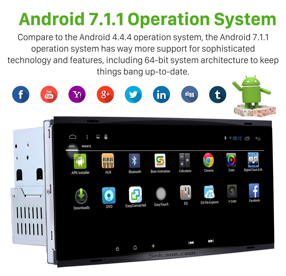 Seicane 8.8 inch Android 7.1 2009 2010 Volksworgen T5 Multivan GPS Navigation System with Touch Screen 3G WiFi Capacitive Rear camera AUX Steering Wheel Control USB Bluetooth 1080P TPMS DVR OBDII Seicane 8.8 inch Android 7.1 2009 2010 Volksworgen T5 Multivan GPS Navigation System with Touch Screen 3G WiFi Capacitive Rear camera AUX Steering Wheel Control USB Bluetooth 1080P TPMS DVR OBDII