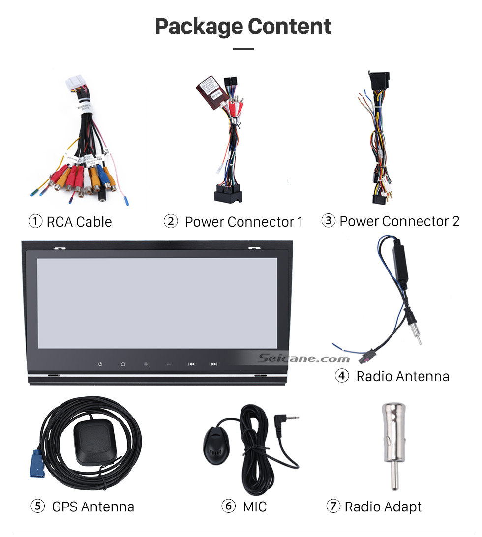 Seicane 8.8 pulgadas 1280 * 480 Android 7.1 Radio con pantalla táctil para 2002-2008 Audi Allroad A4 S4 RS4 con bluetooth GPS sistema de navegación GPS TPMS DVR OBDII WiFi Control del volante Seicane 8.8 pulgadas 1280 * 480 Android 7.1 Radio con pantalla táctil para 2002-2008 Audi Allroad A4 S4 RS4 con bluetooth GPS sistema de navegación GPS TPMS DVR OBDII WiFi Control del volante
