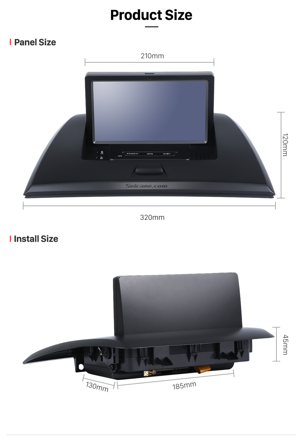 Seicane Pantalla táctil Android 7.1 para 2004-2012 BMW X3 Z4 E85 Radio de coche Unidad principal Navegación GPS Soporte Bluetooth Cámara retrovisora Control del volante USB WIFI OBD2