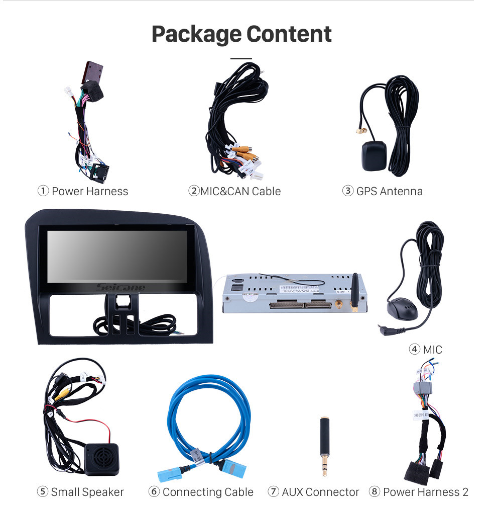 Seicane Android 7.1 2009-2017 Volvo XC60 CD Radio GPS Navigation Stereo Bluetooth Music DVD Player 3G WiFi TV Tuner DVR Steering Wheel Control USB DVR Backup Camera Seicane Android 7.1 2009-2017 Volvo XC60 CD Radio GPS Navigation Stereo Bluetooth Music DVD Player 3G WiFi TV Tuner DVR Steering Wheel Control USB DVR Backup Camera