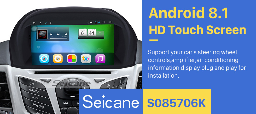 Seicane Aftermarket Radio Android 8.1 7 Inch HD Touchscreen DVD Player For 2009 2010 Ford Fiester Car Stereo GPS Navigation System Bluetooth Phone WIFI Support 1080P Video OBDII DVR Steering Wheel Control Mirror Link Seicane Aftermarket Radio Android 8.1 7 Inch HD Touchscreen DVD Player For 2009 2010 Ford Fiester Car Stereo GPS Navigation System Bluetooth Phone WIFI Support 1080P Video OBDII DVR Steering Wheel Control Mirror Link