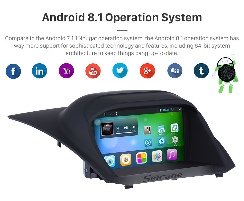 Seicane Aftermarket Radio Android 8.1 7 Inch HD Touchscreen DVD Player For 2009 2010 Ford Fiester Car Stereo GPS Navigation System Bluetooth Phone WIFI Support 1080P Video OBDII DVR Steering Wheel Control Mirror Link Seicane Aftermarket Radio Android 8.1 7 Inch HD Touchscreen DVD Player For 2009 2010 Ford Fiester Car Stereo GPS Navigation System Bluetooth Phone WIFI Support 1080P Video OBDII DVR Steering Wheel Control Mirror Link