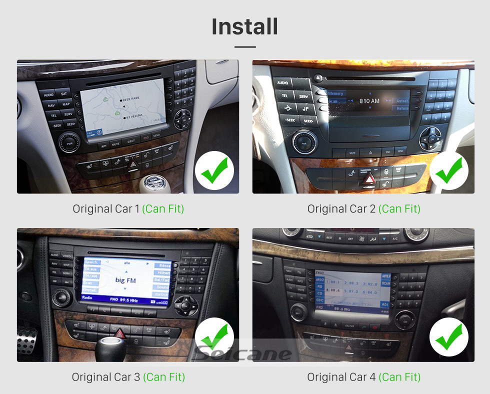Seicane 8.8 Inch Touch Screen 2001-2008 Mercedes Benz G Class W463 G550 G500 G400 G320 Android 8.1 Capacitive Radio GPS Navigation system with Bluetooth TPMS DVR OBD II Rear camera AUX USB SD 3G WiFi Steering Wheel Control Video 1080P Seicane 8.8 Inch Touch Screen 2001-2008 Mercedes Benz G Class W463 G550 G500 G400 G320 Android 8.1 Capacitive Radio GPS Navigation system with Bluetooth TPMS DVR OBD II Rear camera AUX USB SD 3G WiFi Steering Wheel Control Video 1080P