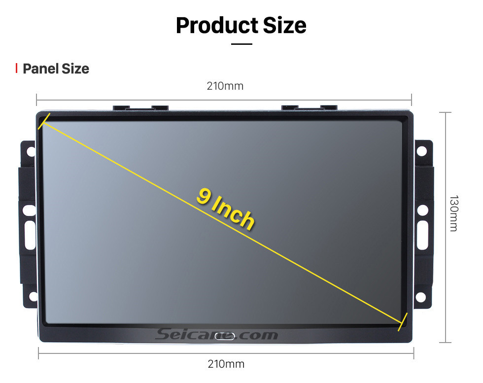 Seicane 9 pouces Android 9.0 2004 2005 2006 2007 Jeep Cherokee Commander Compass Patriot Wrangler Système de navigation GPS avec Bluetooth 1024 * 600 Tuner TV à écran tactile USB AUX MP3 Commande au volant