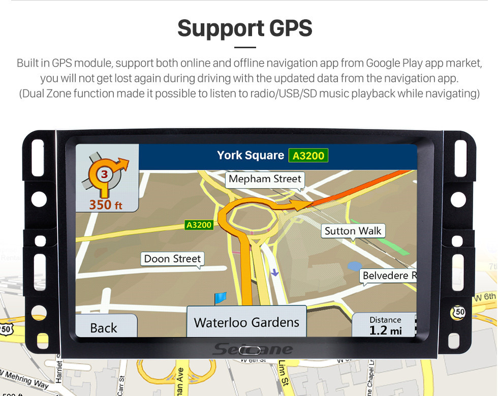 Seicane Android 8.1 2007 2008 2009 2010 2011 2012 2013 Chevrolet Chevy Tahoe 9 pulgadas HD Pantalla táctil Estéreo Radio Unidad principal Navegación GPS Teléfono Bluetooth Control de volante MP3 Cámara de respaldo WIFI Seicane Android 8.1 2007 2008 2009 2010 2011 2012 2013 Chevrolet Chevy Tahoe 9 pulgadas HD Pantalla táctil Estéreo Radio Unidad principal Navegación GPS Teléfono Bluetooth Control de volante MP3 Cámara de respaldo WIFI