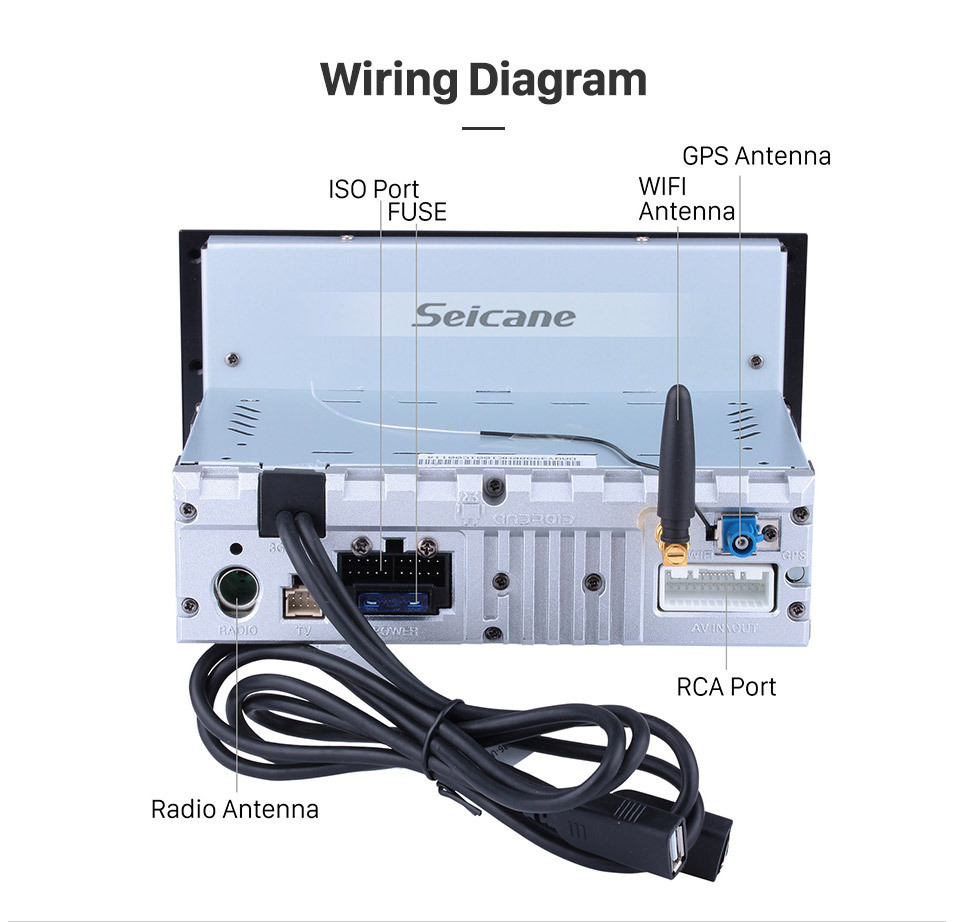Seicane HD 1024*600 Android 8.1 2005-2011 Kia Rio Bluetooth Radio GPS System Car Stereo with 1080P Video DVR Autoradio Mirror Link OBDII TPMS Steering Wheel Control USB SD AUX Seicane HD 1024*600 Android 8.1 2005-2011 Kia Rio Bluetooth Radio GPS System Car Stereo with 1080P Video DVR Autoradio Mirror Link OBDII TPMS Steering Wheel Control USB SD AUX