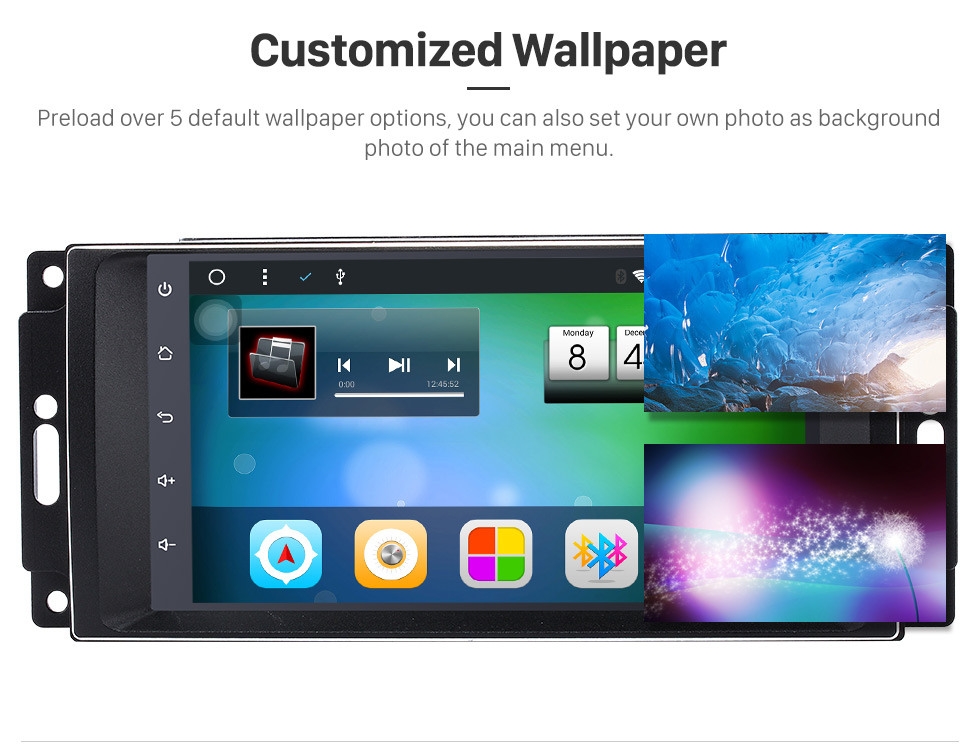 Seicane Android 8.1 touchscreen Radio for 2007 2008 2009 2010 Jeep Wrangler Unlimited with GPS navigation system DVD player Bluetooth music DVR Rearview camera 1080P Video Seicane Android 8.1 touchscreen Radio for 2007 2008 2009 2010 Jeep Wrangler Unlimited with GPS navigation system DVD player Bluetooth music DVR Rearview camera 1080P Video