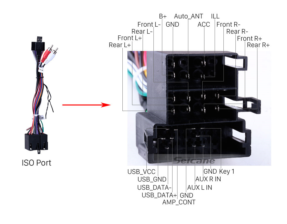 Seicane Para 2006-2012 Hyundai SANTA FE OEM Android 10.0 HD 1024 * 600 pantalla táctil Sistema de navegación GPS Radio Bluetooth OBD2 DVR Cámara de visión trasera TV 1080P Video USB WIFI Control del volante