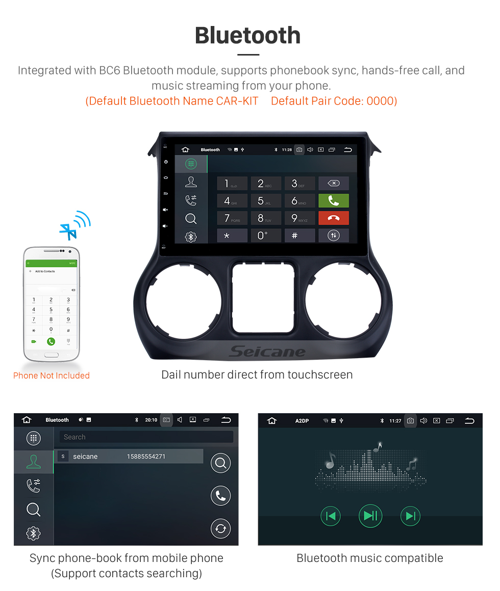 Seicane 10.1 Inch 1024*600 Android 8.0 2011 2012 2013 2014 2015 2016 2017 JEEP Wrangler Bluetooth GPS Radio Car stereo with Mirror Link Wifi Steering Wheel Control Seicane 10.1 Inch 1024*600 Android 8.0 2011 2012 2013 2014 2015 2016 2017 JEEP Wrangler Bluetooth GPS Radio Car stereo with Mirror Link Wifi Steering Wheel Control