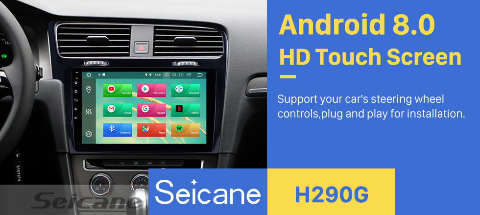 Seicane 10,1 polegadas OEM Android 8.0 sistema de navegação GPS de rádio para 2013 2014 2015 VW Volkswagen GOLF 7 Bluetooth HD tela de toque WiFi música SWC TPMS DVR OBD II câmera traseira AUX 1080P Vídeo USB Carplay Seicane 10,1 polegadas OEM Android 8.0 sistema de navegação GPS de rádio para 2013 2014 2015 VW Volkswagen GOLF 7 Bluetooth HD tela de toque WiFi música SWC TPMS DVR OBD II câmera traseira AUX 1080P Vídeo USB Carplay