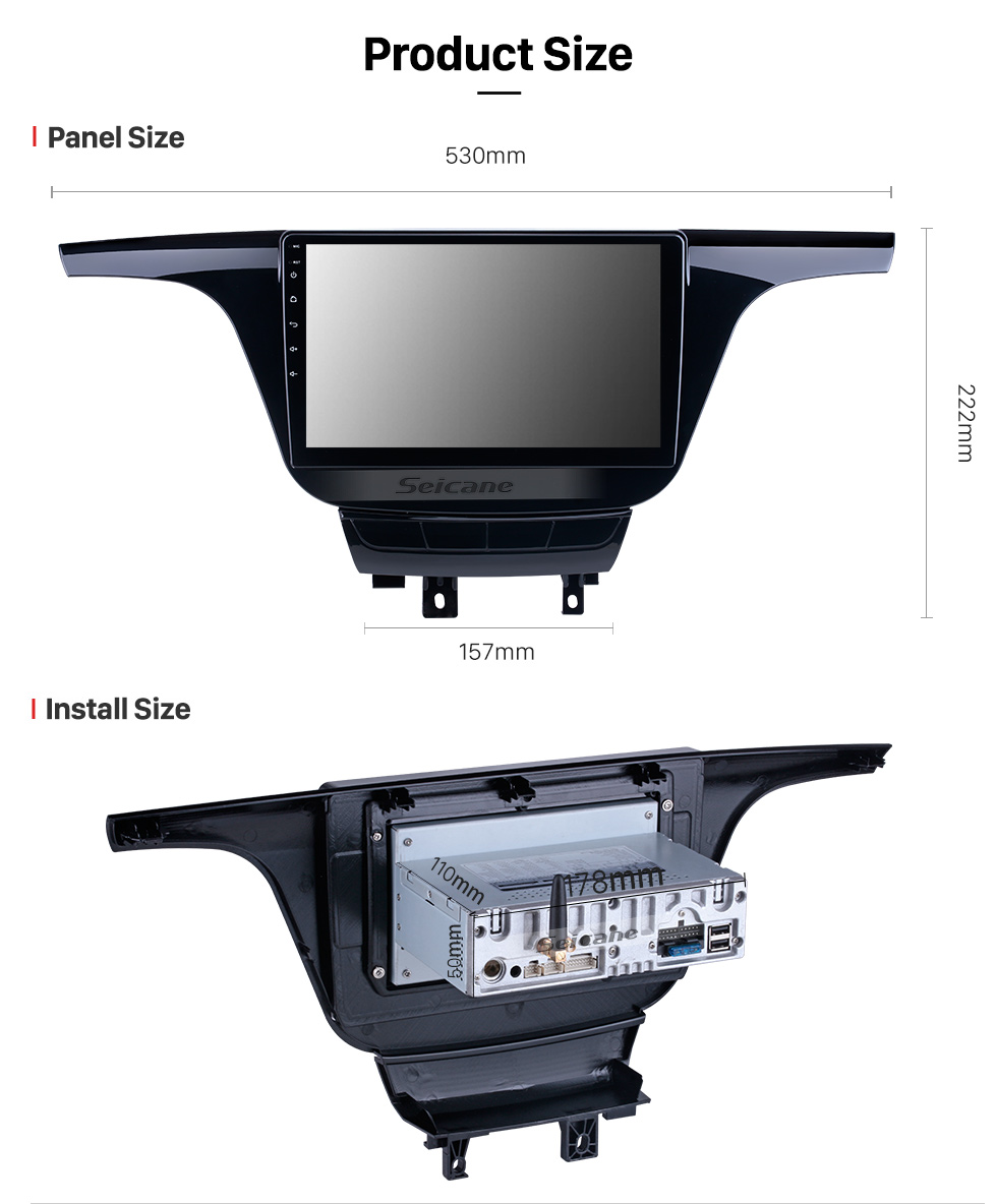 Seicane HD сенсорный экран для Honda Elysion Radio 2018 Android 10.0 9-дюймовый GPS навигационная система Bluetooth Поддержка Carplay TPMS 1080P Видео Seicane HD сенсорный экран для Honda Elysion Radio 2018 Android 10.0 9-дюймовый GPS навигационная система Bluetooth Поддержка Carplay TPMS 1080P Видео