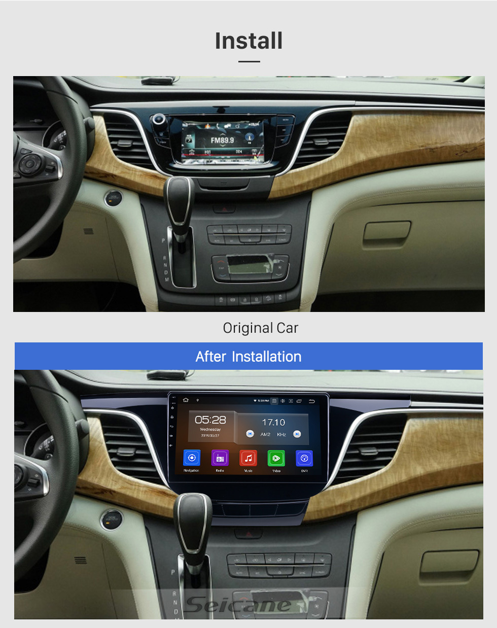 Seicane HD сенсорный экран для Honda Elysion Radio 2018 Android 10.0 9-дюймовый GPS навигационная система Bluetooth Поддержка Carplay TPMS 1080P Видео Seicane HD сенсорный экран для Honda Elysion Radio 2018 Android 10.0 9-дюймовый GPS навигационная система Bluetooth Поддержка Carplay TPMS 1080P Видео