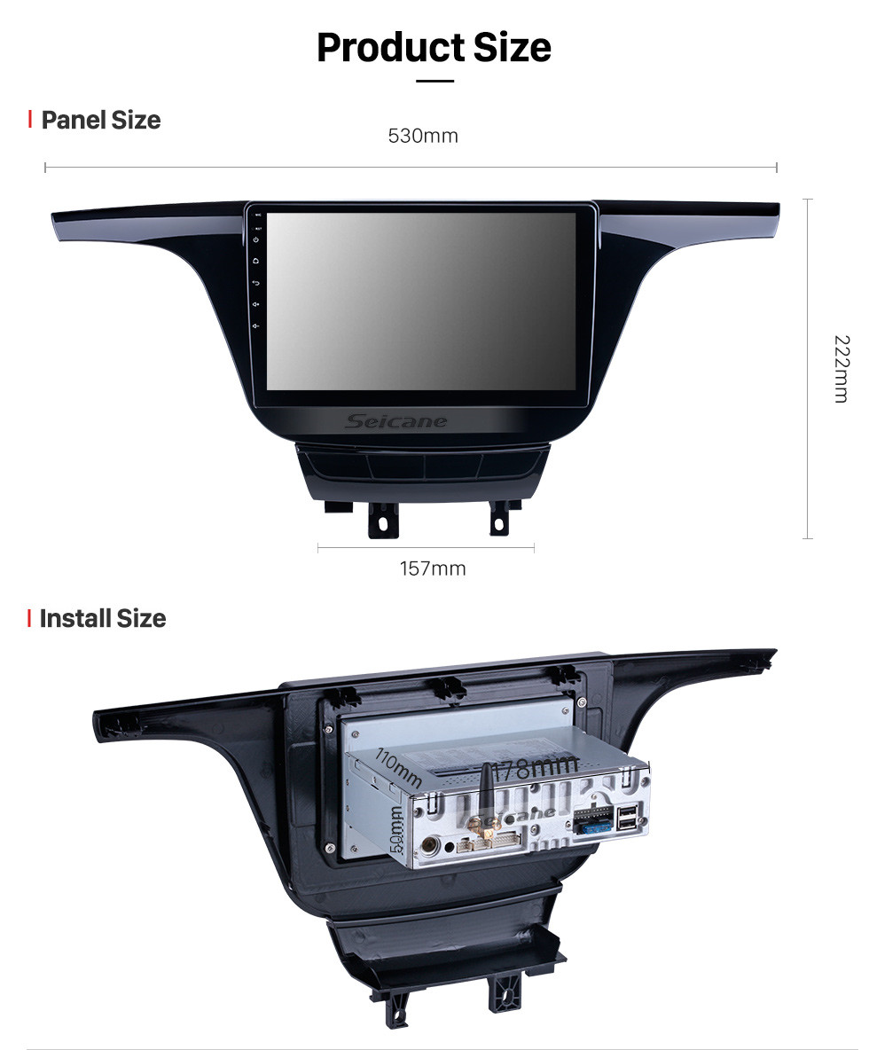Seicane Android 11.0 For 2017 2018 Buick GL8 Radio 10.1 inch GPS Navigation System with Bluetooth HD Touchscreen Carplay support DSP
