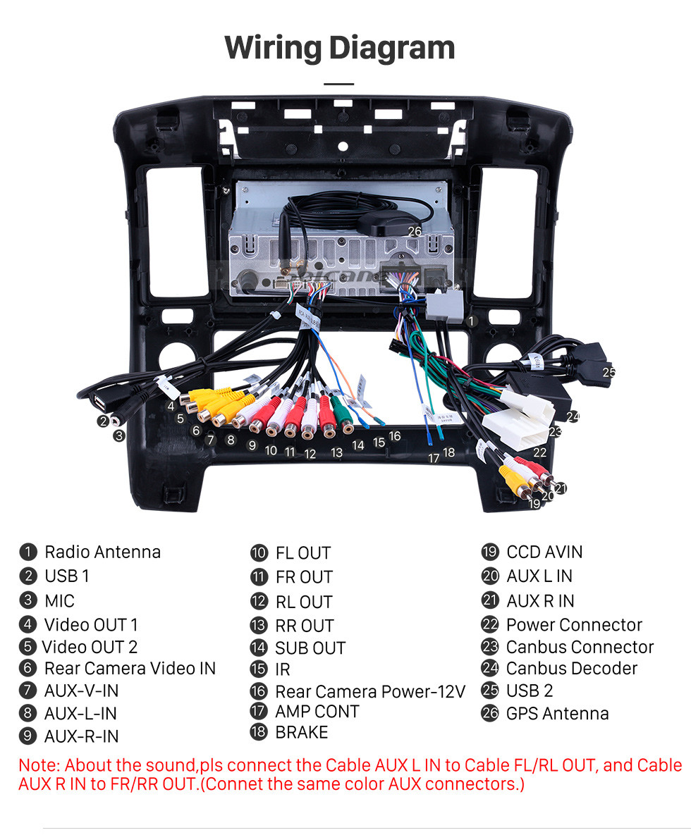 Seicane Android 11.0 Для 2006-2012 Nissan NAVARA Радио 9-дюймовый GPS-навигатор Bluetooth HD Сенсорный экран Поддержка Carplay Задняя камера