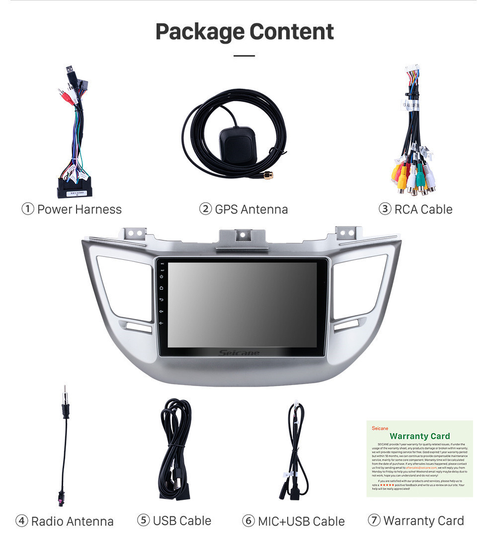 Seicane HD Touchscreen 9 Zoll Android 11.0 für 2014 2015 Hyundai New Tucson RHD Radio GPS Navigationssystem Bluetooth Carplay Unterstützung Backup-Kamera Seicane HD Touchscreen 9 Zoll Android 11.0 für 2014 2015 Hyundai New Tucson RHD Radio GPS Navigationssystem Bluetooth Carplay Unterstützung Backup-Kamera