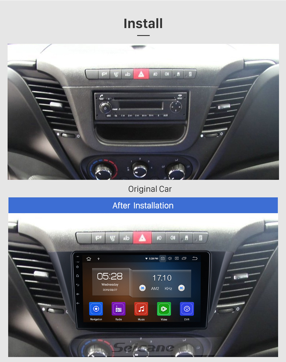 Seicane Android 10.0 For 2014 Iveco DAILY Radio 9 inch GPS Navigation System with Bluetooth HD Touchscreen Carplay support DSP Seicane Android 10.0 For 2014 Iveco DAILY Radio 9 inch GPS Navigation System with Bluetooth HD Touchscreen Carplay support DSP