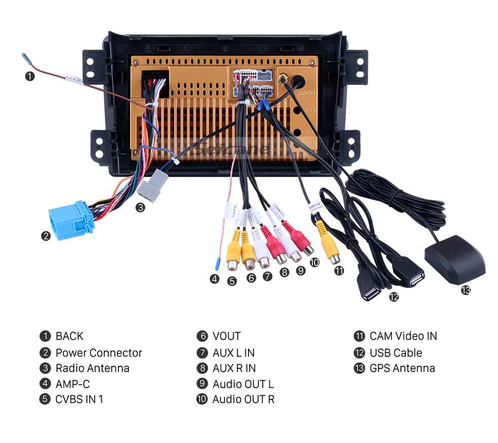 Seicane Para 2008-2014 OPEL Agila 2008-2012 SUZUKI Splash Ritz Radio Android 10.0 HD Pantalla táctil 9 pulgadas Sistema de navegación GPS con WIFI Soporte Bluetooth Carplay DVR