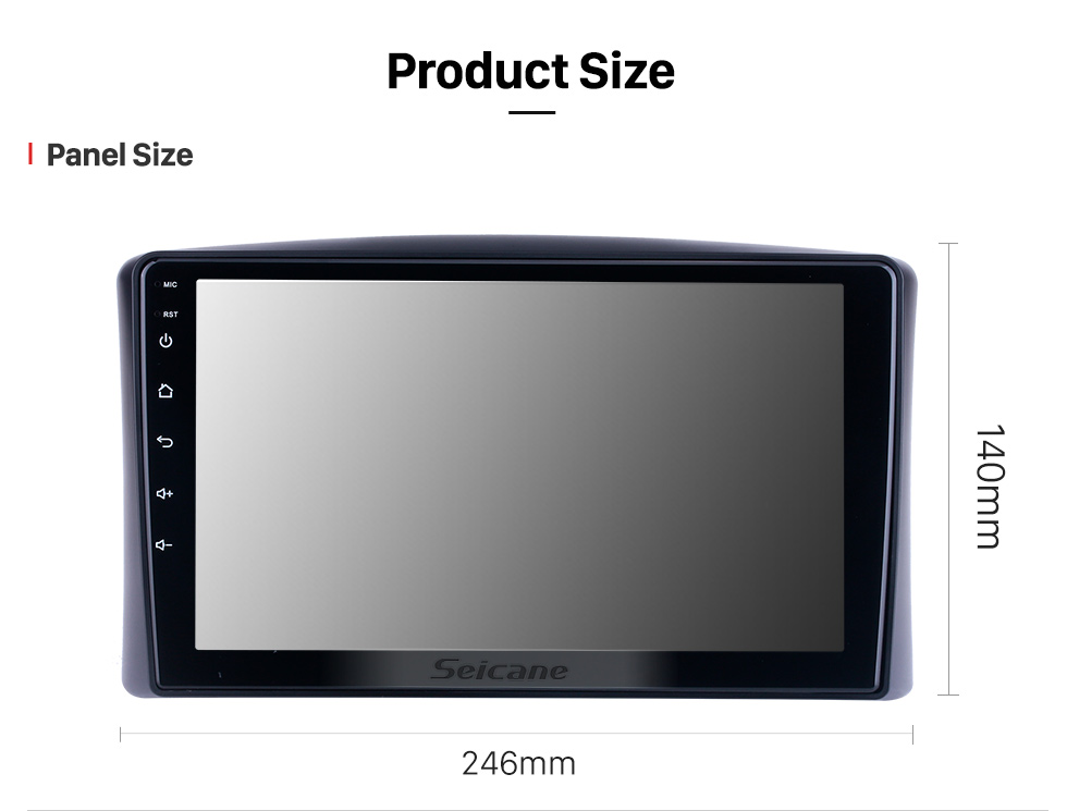 Seicane Android 13.0 HD Écran tactile 9 pouces pour 1998-2002 TOYOTA LAND CRUISER VX (J100-101) Radio Système de navigation GPS avec prise en charge Bluetooth Carplay Caméra arrière