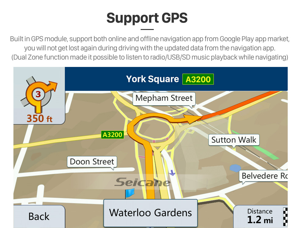 Seicane 9 Zoll Android 12.0 für 2012 Toyota Avalon Radio GPS Navigationssystem mit HD Touchscreen Bluetooth Unterstützung Carplay OBD2