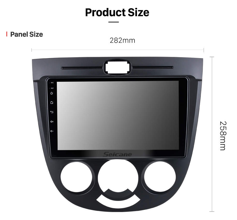 Seicane 9-дюймовый Android 10.0 для 2003-2008 Chevrolet Optra / 2004-2008 Buick Excelle хэтчбек HRV ручной кондиционер Радио GPS навигационная система с HD сенсорным экраном Поддержка Bluetooth Carplay TPMS