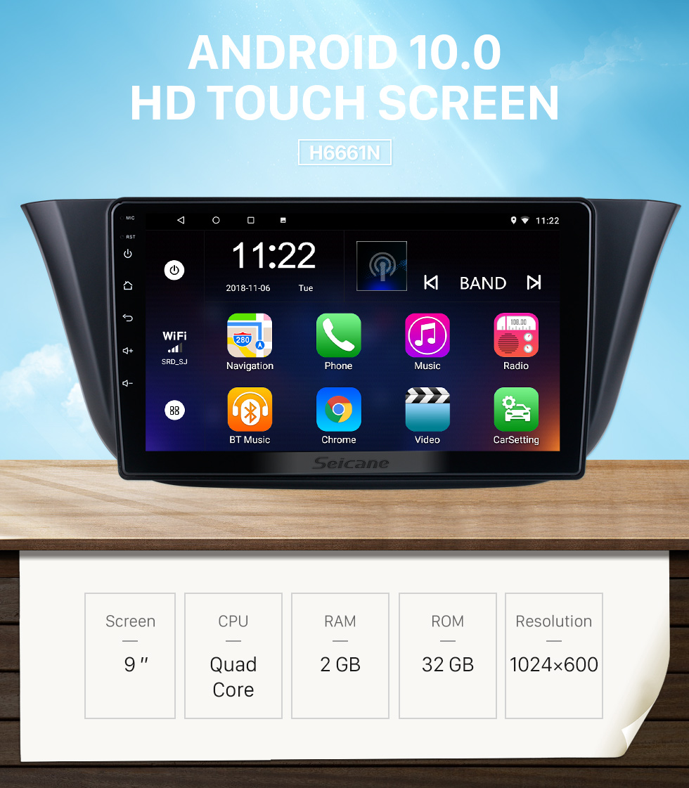 Seicane OEM 9 inch Android 10.0 for 2014 Iveco DAILY Radio with Bluetooth HD Touchscreen GPS Navigation System support Carplay DAB+ Seicane OEM 9 inch Android 10.0 for 2014 Iveco DAILY Radio with Bluetooth HD Touchscreen GPS Navigation System support Carplay DAB+