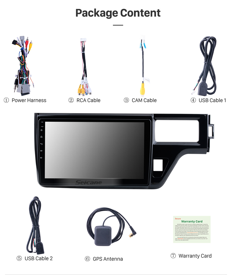 Seicane Android 10.0 HD Touchscreen 10.1 inch for 2015-2017 Honda Stepwgn RHD Radio GPS Navigation System with Bluetooth support Carplay Seicane Android 10.0 HD Touchscreen 10.1 inch for 2015-2017 Honda Stepwgn RHD Radio GPS Navigation System with Bluetooth support Carplay