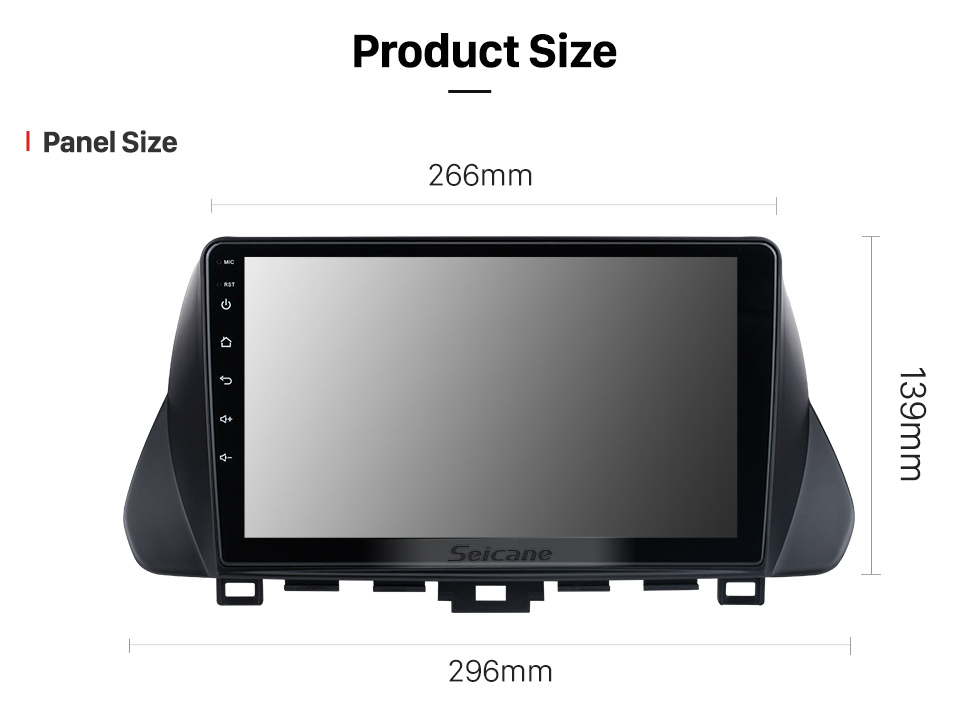 Seicane HD Touchscreen 9 polegadas para 2018 Honda Elysion Radio Android 10.0 Sistema de Navegação GPS com suporte Bluetooth Carplay