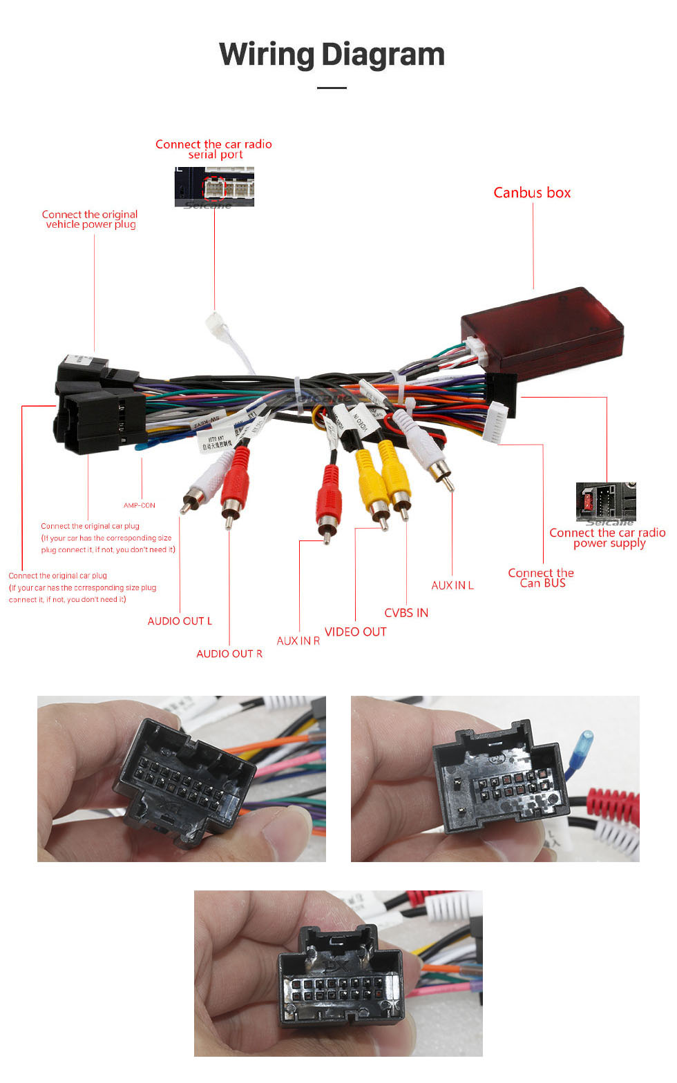 Seicane Para 2009-2013 Buick Enclave Radio Android 13.0 HD Pantalla táctil Sistema de navegación GPS de 9 pulgadas con soporte Bluetooth Carplay DVR