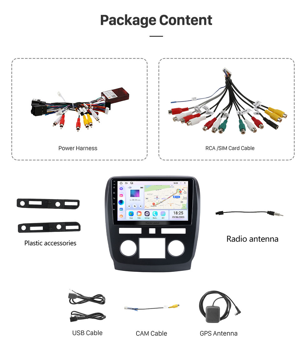 Seicane For 2009-2013 Buick Enclave Radio Android 13.0 HD Touchscreen 9 inch GPS Navigation System with Bluetooth support Carplay DVR