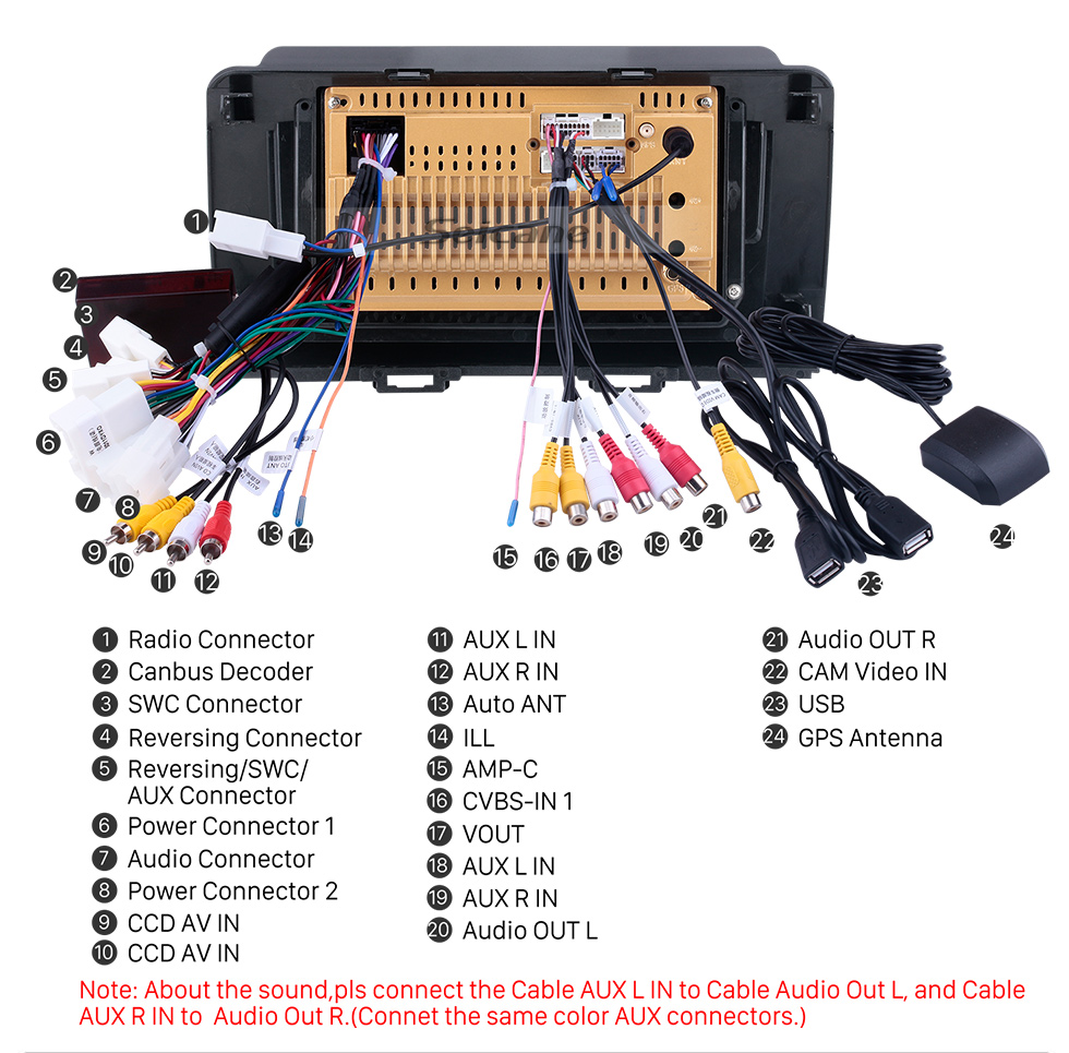 Seicane OEM 9 pulgadas Android 10.0 para 2006 Toyota BB Radio con Bluetooth HD Pantalla táctil Sistema de navegación GPS compatible con Carplay DAB +