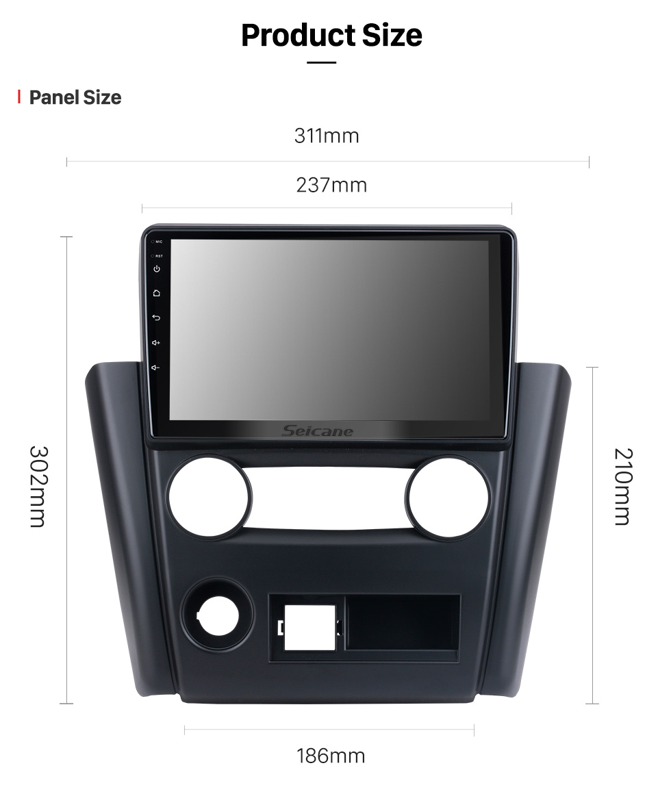 Seicane Pantalla táctil HD de 9 pulgadas para 2018 Honda Elysion Radio Android 10.0 Sistema de navegación GPS con soporte Bluetooth Carplay