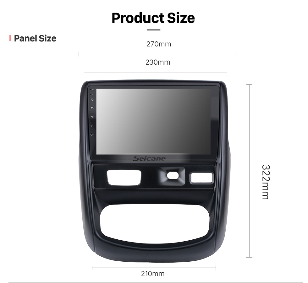 Seicane 9 polegadas Android 10.0 para 2012 Renault Duster RHD Rádio Sistema de Navegação GPS Com HD Touchscreen Suporte Bluetooth Carplay OBD2