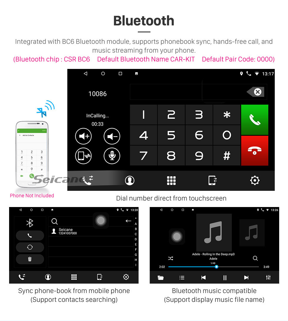 Seicane Écran tactile HD 9 pouces pour 2018 Honda Elysion Radio Android 10.0 Système de navigation GPS avec prise en charge Bluetooth Carplay Seicane Écran tactile HD 9 pouces pour 2018 Honda Elysion Radio Android 10.0 Système de navigation GPS avec prise en charge Bluetooth Carplay