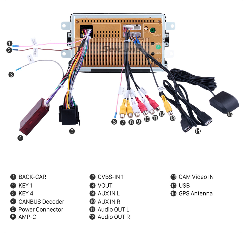 Seicane Pantalla táctil HD de 9 pulgadas para 2018 Honda Elysion Radio Android 10.0 Sistema de navegación GPS con soporte Bluetooth Carplay