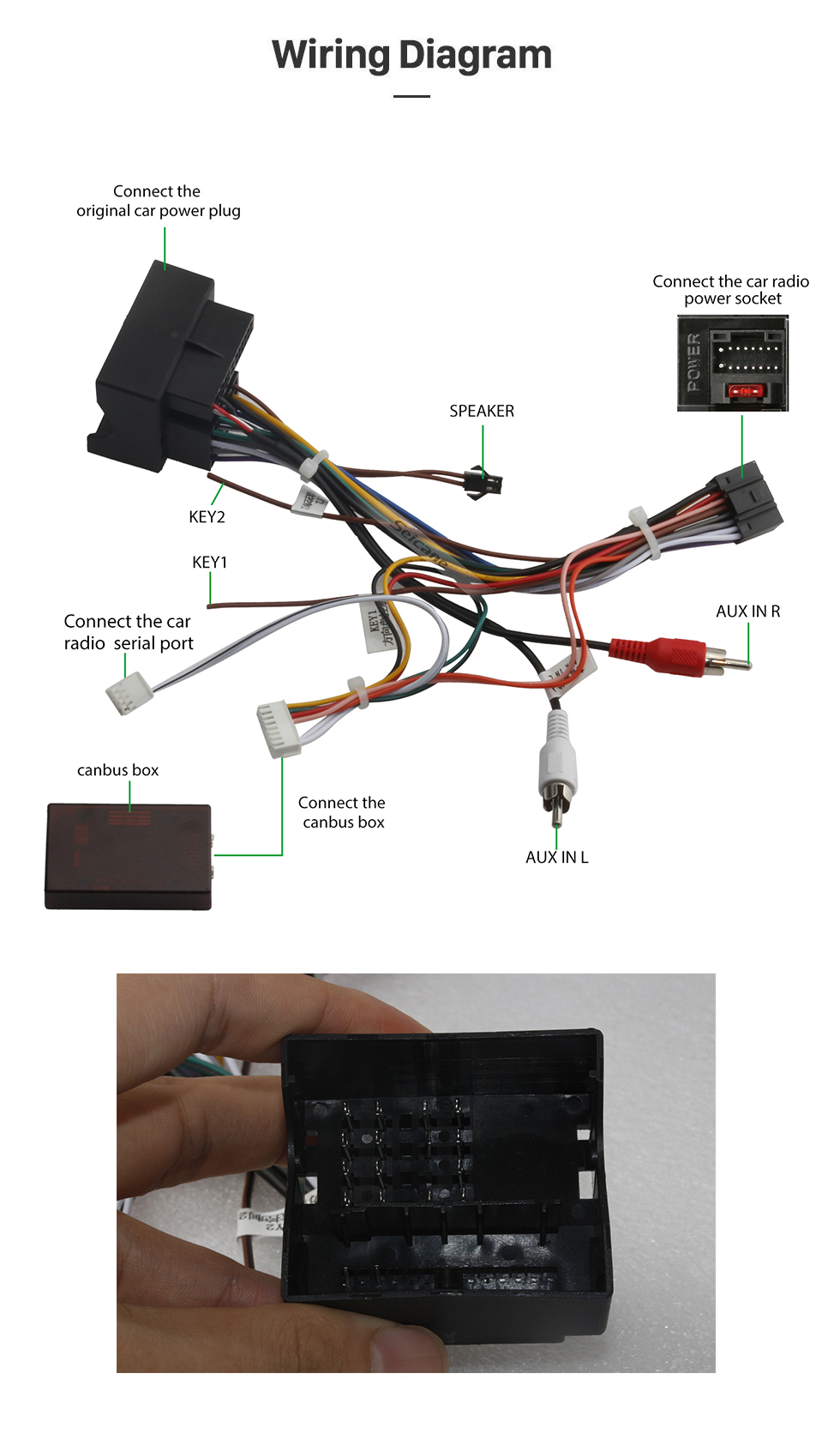 Seicane 7-дюймовый Android 10.0 для 2006-2008 2009 2010 2011 Opel Corsa Stereo GPS-навигационная система с поддержкой сенсорного экрана Bluetooth Камера заднего вида