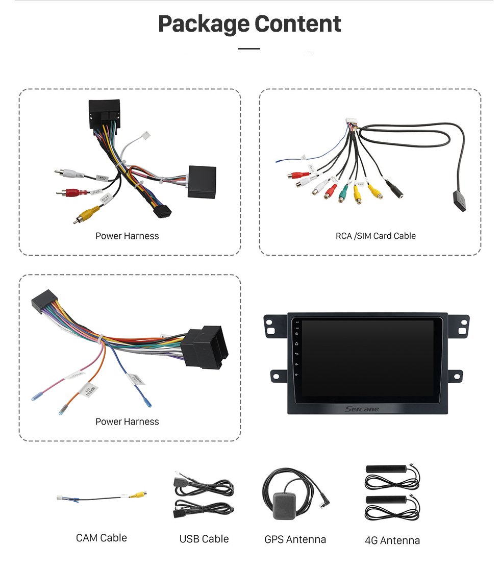 Seicane Android 11.0 pour 2017-2020 MAXUS T60 Radio 9 pouces système de navigation GPS avec Bluetooth HD écran tactile prise en charge de Carplay DSP