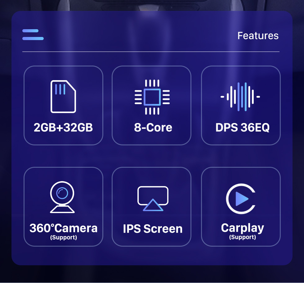 Seicane 2015-2018 Ford Sharp 9.7 inch Android 9.1 GPS Navigation Radio with HD Touchscreen Bluetooth support Carplay Rear camera Seicane 2015-2018 Ford Sharp 9.7 inch Android 9.1 GPS Navigation Radio with HD Touchscreen Bluetooth support Carplay Rear camera
