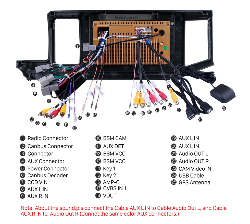 Seicane 10.1 pulgadas Android 10.0 para 2009-2015 Honda Stepwgn RHD Radio Sistema de navegación GPS con pantalla táctil HD Soporte Bluetooth Carplay OBD2